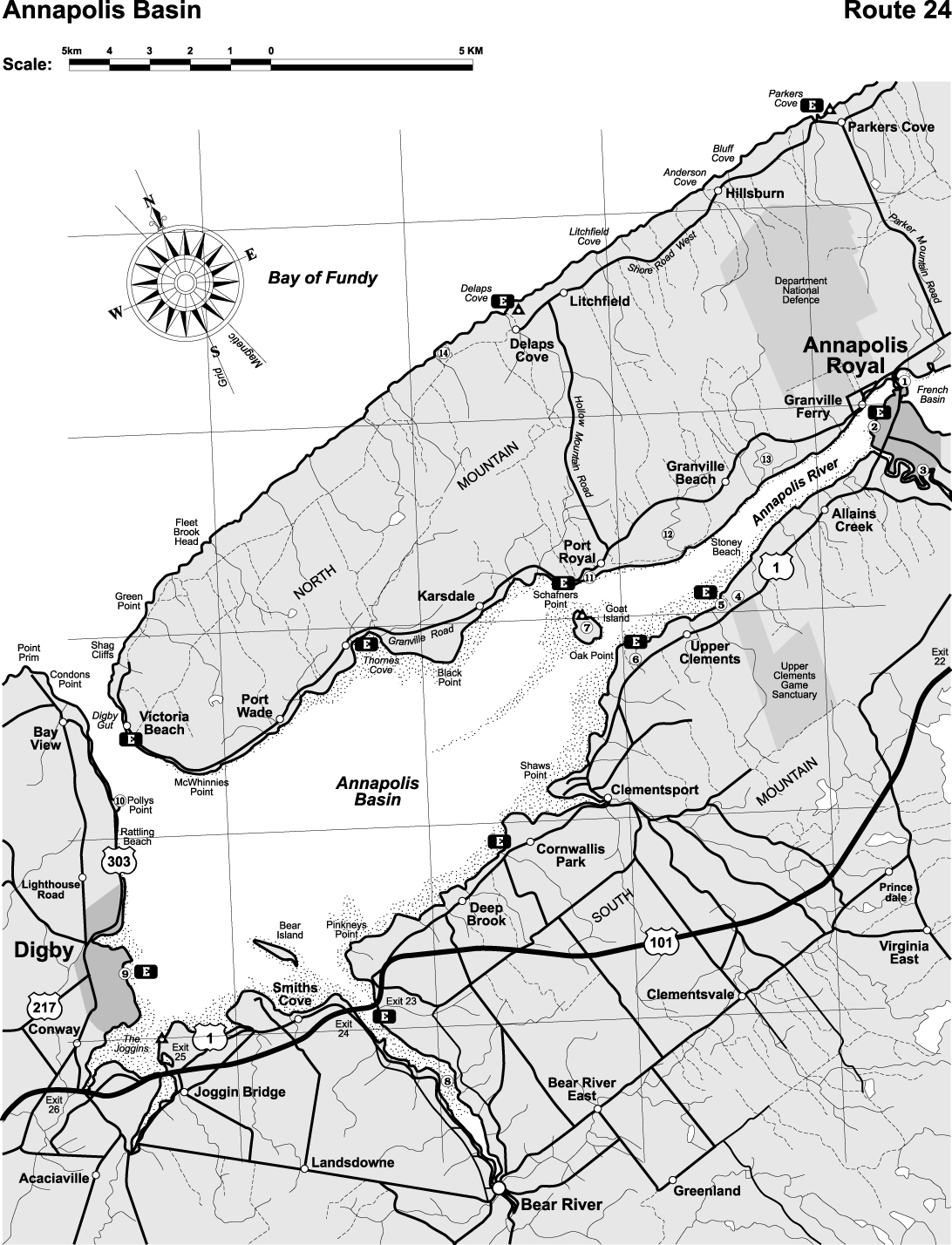 Municipality of the County of Annapolis Canoe Annapolis County Route