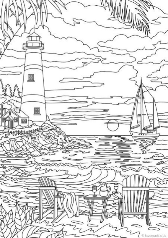 Adult colouring page