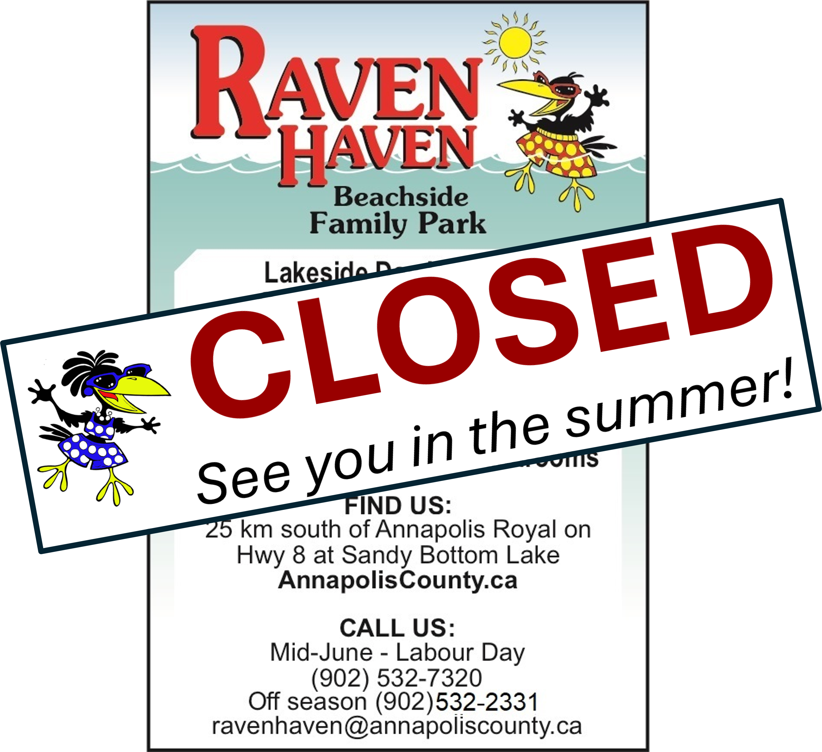 CLOSED until summer