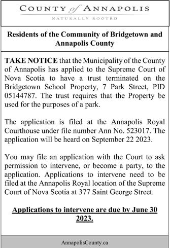 Ad to Public Annapolis v AGNS