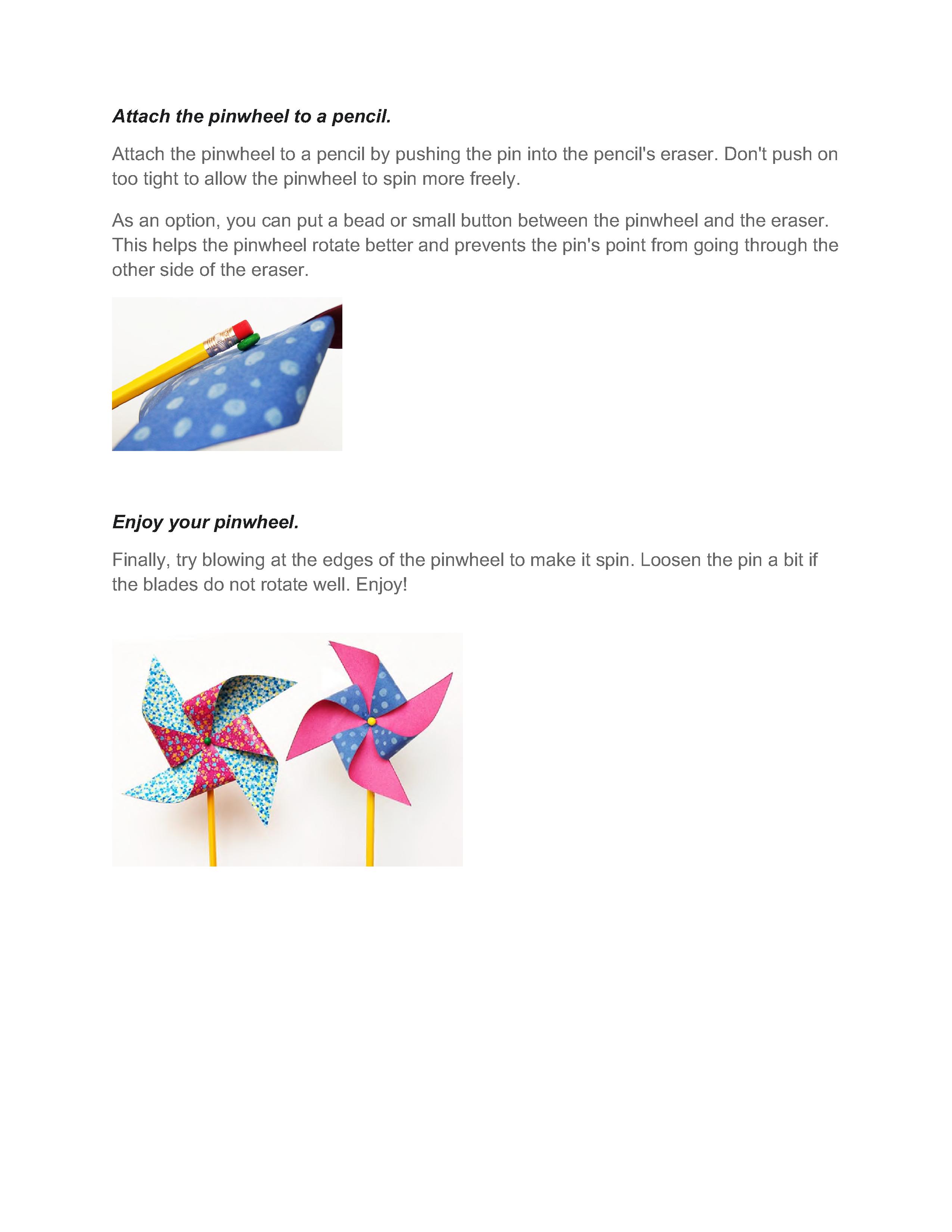 Pinwheel instructions 4