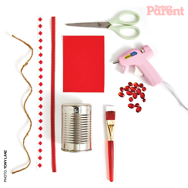 Canada Day Wind Sock materials Pic 1