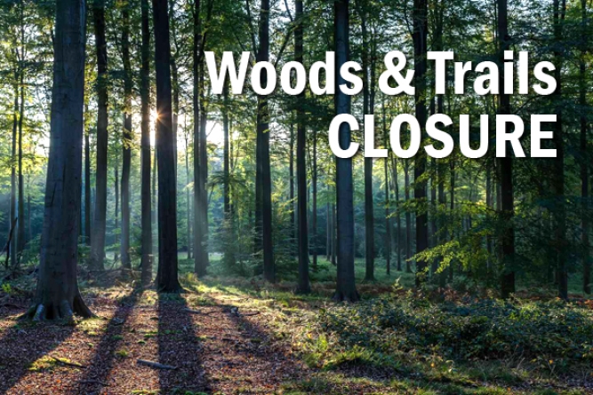Woods & Trails Closure